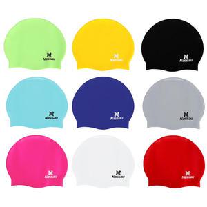 낫소 어린이 수모 초등학생 아동 실내 수영모자 무압박 편안한 착용감 실리콘 생존수영 강습용 국산