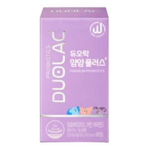 듀오락 얌얌플러스 어린이 유산균 비타민D 아연 80정