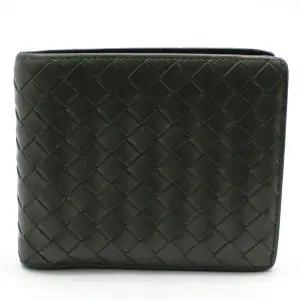 [중고명품] 113993 카키 인트레치아토 위빙 매쉬 반지갑