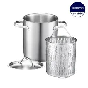 쿡에버 에센셜 인덕션 스텐 파스타 냄비 16cm (STS 커버)