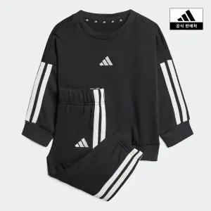 [아디다스키즈](의정부점)[adidas kids](A080~A100) 3S 플리스 조거 세트 (JD6481)