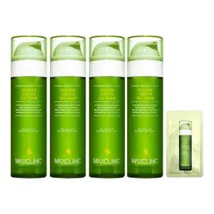 [맥스클리닉]맥스클리닉 오일 폼 클렌징 골든 선인장 대용량 110g 4개+샘플