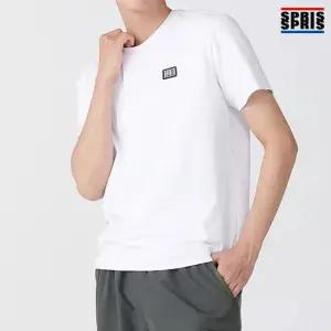 스프리스 남성 와펜 반팔 티셔츠 화이트