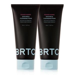 [기타]BRTC 파워 옴므 쉐이빙 앤 클렌징폼 150ml 2개