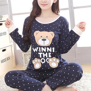 쉬블림로브 (긴팔+긴바지) 여성 캐릭터 홈웨어 파자마 잠옷 세트 GGWD0662