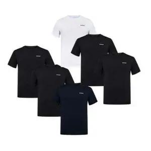 [아이더](센텀시티점)DMM26296 1팩 3매구성(26SS)시원한 아이스 냉감 반팔 라운드 티셔츠 네이비,블랙 ...