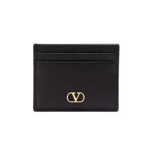 25SS V로고 시그니처 카드지갑 블랙 6W2P0AJ7 SNP 0NO