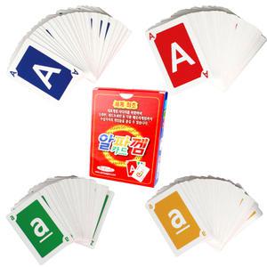 알파껨카드-영어 시작은 영어 놀이로, 교육 필수 아이템, 파닉스 교구 만능 알파벳카드