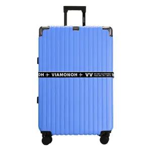 [비아모노]확장형 비토 화물대형 캐리어 30인치_블루 (캐리어벨트+보관커버 포함)