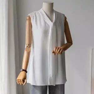 (안나앤플러스) 타이 나시 블라우스[셔츠CUP8] 빅사이즈