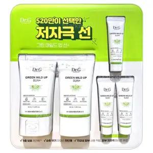 Dr.G 그린 마일드 업 선크림 50ml x 2개 + 10ml x 3개 세트