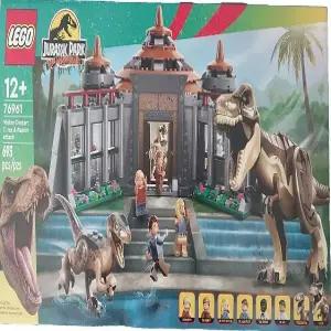 레고 76961 쥬라기 티렉스와 랩터의 공격(공룡미포함)