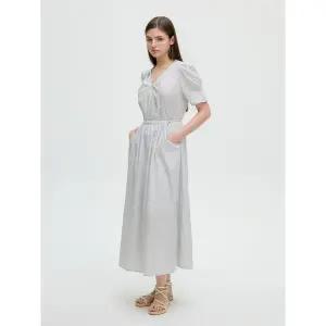 [올리브데올리브](신세계 사우스시티)[On-line exclusive] V넥 핀턱소매 원피스 OH5MO580