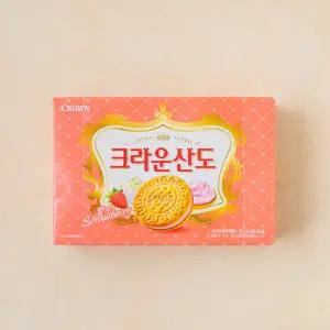 크라운산도 딸기크림치즈 323g(패키지 랜덤 발송)