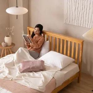 [디자이너스룸]루나 베이직 고무나무원목 침대프레임 슈퍼싱글 SS