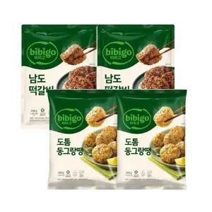 [CJ제일제당]비비고 도톰 동그랑땡 560g x2봉+남도떡갈비450g x2봉