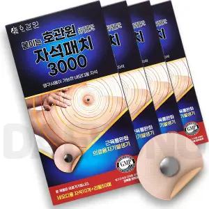 붙이는 호관원 자석패치 3000 가우스 X4개