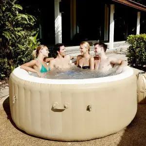 BW 54129 Lay-z스파 팜스프링스 월풀 버블마사지 온수 개인 욕조 야외 풀장