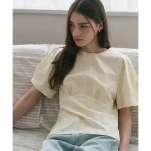 [드로우핏 우먼](타임스퀘어점패션관)에델 퍼프 슬리브 반팔 블라우스 (3COLOR)