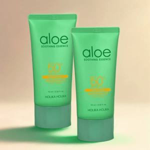 홀리카홀리카 알로에 워터프루프 선크림 70ml 2개 바디 페이스 겸용 촉촉한