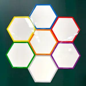 학토재 6각헥사 자석 화이트보드(7매)