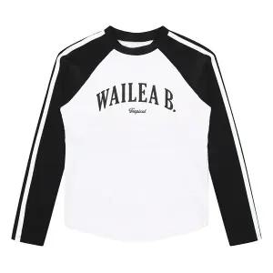 [소이] 여자 여름이월 2선 래글런 래쉬가드티(25M0458)