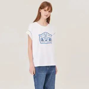 [베네통](강남점)마카롱 티셔츠 BATSF2541