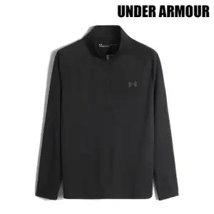 [UNDER ARMOUR] 테크 2.0 하프 집업 긴팔 티셔츠 블랙 1328495-001