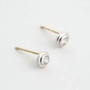 [로이드](센텀시티점)1부 더블 베젤 14K 귀걸이 LEF25001D