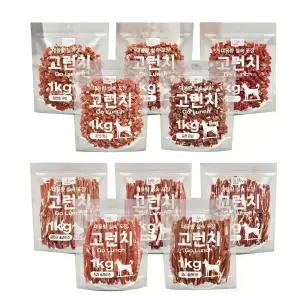 테비 고런치 1kg 강아지 육포간식