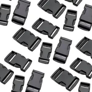 플라스틱 버클 벨트 25mm 백팩 가방 x 10개 부자재 연결 배낭 고정