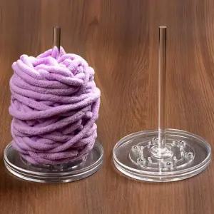 얀홀더 회전판 뜨개질 실패 꽂이 걸이 뜨개 용품 실걸이 홀더 스피너 실 콘사 와인더 돌림판