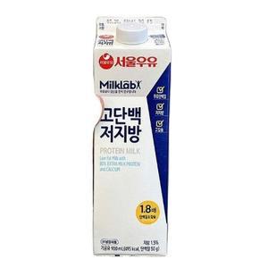 서울 밀크랩 고단백저지방우유 900ml x 2개 e47772