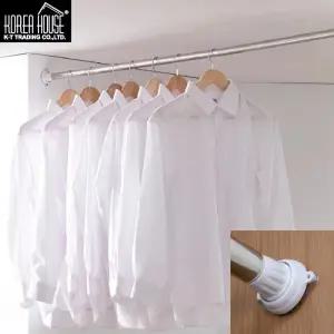 (특대형) KT 스텐 다용도 압축봉/빨래봉/샤워/커튼봉/행거/옷장/압축/커텐봉/미니/봉/옷걸이/조절형압축봉