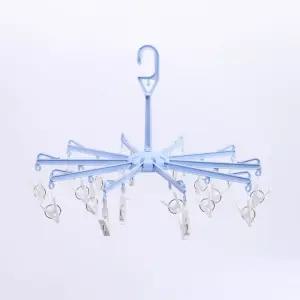 양말 속옷 빨래 집게 건조대 20p 스카이/모빌 손수건 행주 간이 이동식 모빌형 베란다 가정용 걸이형 소형