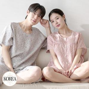 커플 잠옷 풍기인견 여성 남성 빅사이즈 홈웨어 마론M2054_6054