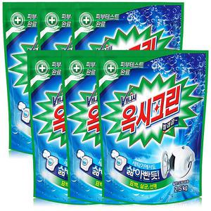 옥시크린 분말형 표백제 리필 2.5kg 6개