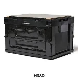 [헤이릴렉스캄다운] 캠핑 V2 폴딩박스 수납장 블랙 HRXDFDB2-BK