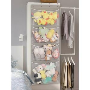 문걸이 인형정리함 벽걸이 포켓형 투명보관함 솜인형 하우스 옷장 수납 수납함 인형 진열