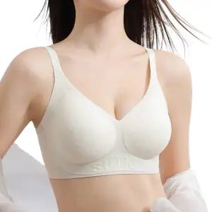여성 심리스 브래지어 숨쉬는 에어홀 노와이어 편한 브라
