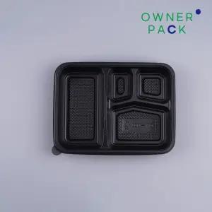 [SK] 도시락용기 4칸 (흑색/DW-001) 200개 세트