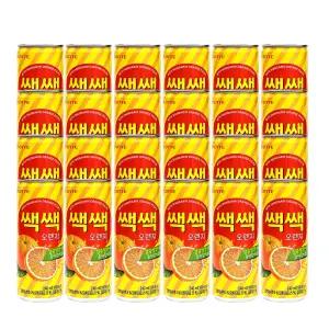 롯데칠성 쌕쌕 오렌지 240ml 24개입/캔음료/무배