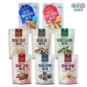 오희숙전통부각 오희숙 전통부각 찹쌀 부각 6봉 + 튀각 2봉 김 연근 다시마 미역 고추 우엉 황태 대구