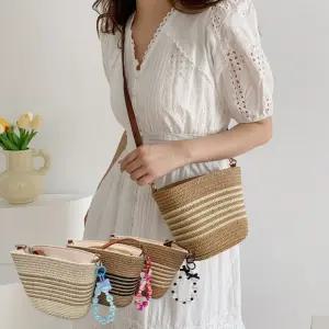 LN 선데이 라탄 미니백 여름 가방 데일리백 키링 꾸안꾸 크로스백 여성 여자 백 여행