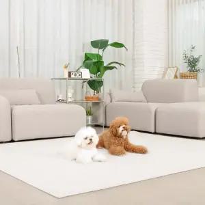 강아지 매트 논슬립 레더 매트 중형/대형 2color