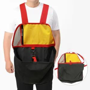 수확 앞치마 망사 작업용 큰주머니 과일 농사 나물 과수원