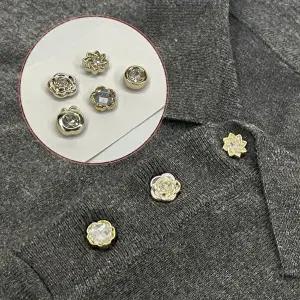 매너브로치 큐빅 브로치 매너 세트 단추 믹스 5종 자-WFGTG6P