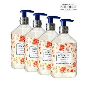 [부케가르니] 딥 퍼퓸 바디워시 로즈가든향 520ml x4개