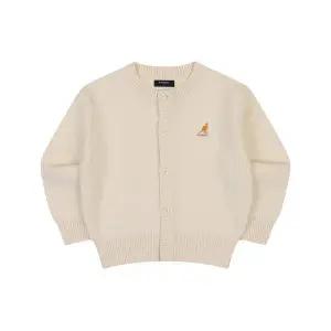 [캉골키즈](광주신세계)로고 포인트 니트 가디건 RD 0002 아이보리_ARDCCD00020IV