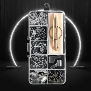 안경코받침 키트 1세트 실리콘 패드 종류별 포함 수리 드라이버 키트 교체용 부품세트 DIY